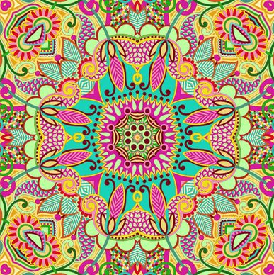colorful decorative pattern design elements vector