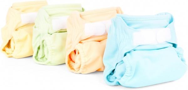 colorful diapers