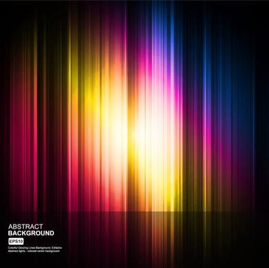 colorful eyecatching dynamic glare 02 vector
