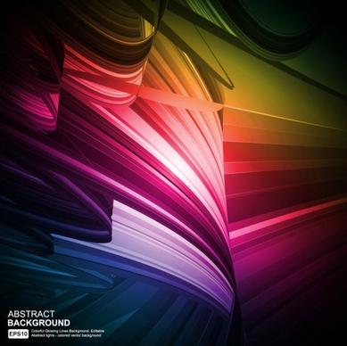 colorful eyecatching dynamic glare 03 vector