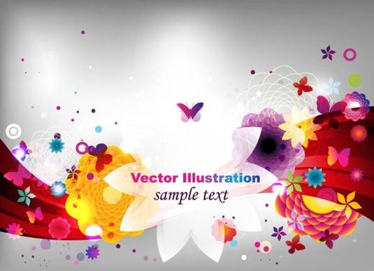 colorful fashion pattern 02 vector