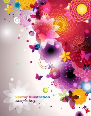 colorful fashion pattern 04 vector