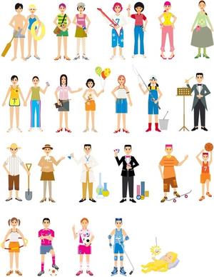 colorful figure vector
