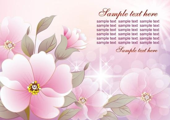 colorful flowers background 02 vector