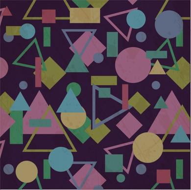 colorful geometric background repeating decoration style