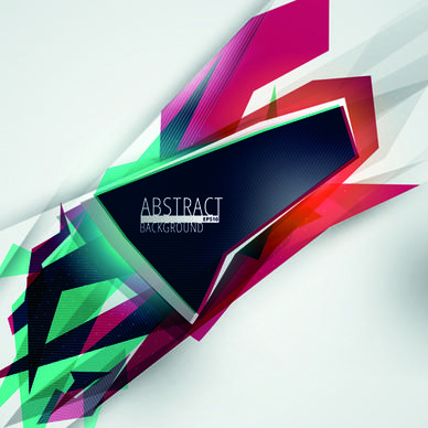 colorful geometry concept vector background