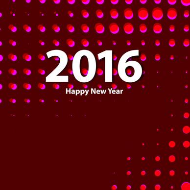 colorful happy new year 2016 background