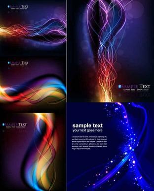 Colorful high light dynamic background vector graphics