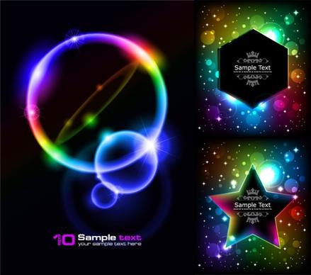 colorful light modern background vector