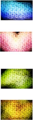 colorful mosaic background vector set