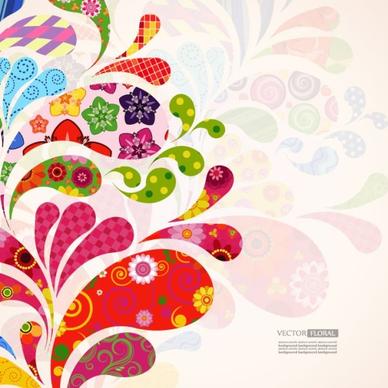 colorful pattern background 04 vector