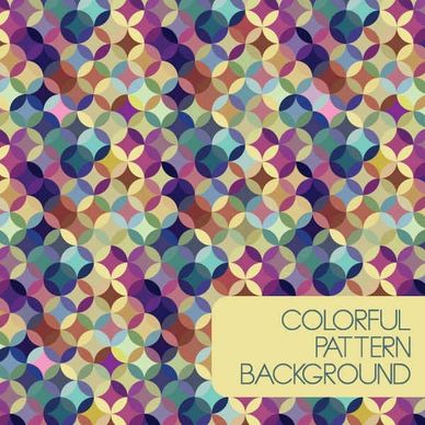 Colorful Pattern Background Vector Graphic
