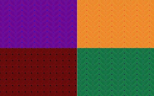 colorful pattern sets vector illustration