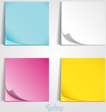 colorful post it templates