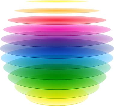 colorful rainbow background vector