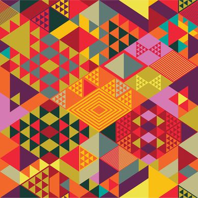 colorful shapes abstract background