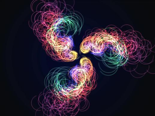 colorful spiral light effects screensaver