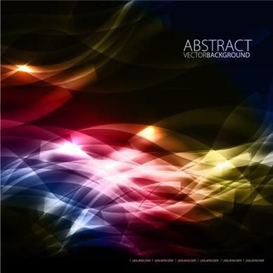 decorative abstract background template modern dynamic light effect