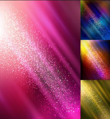 colorful sun ray background vector
