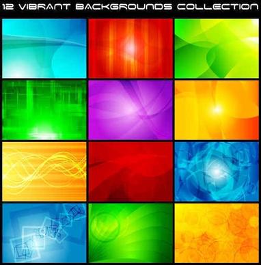 colorful vector background collection