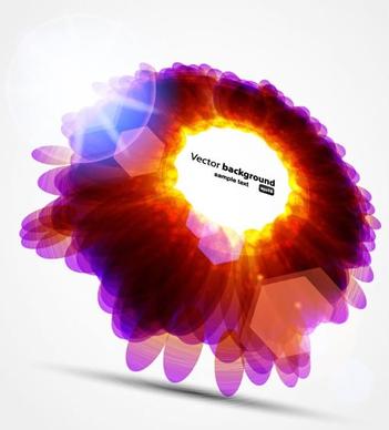 colorful vector background glow bright glare factor