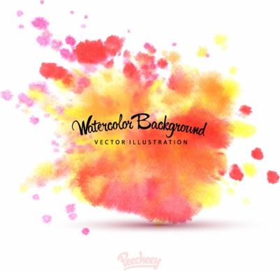colorful watercolor explosion illustration