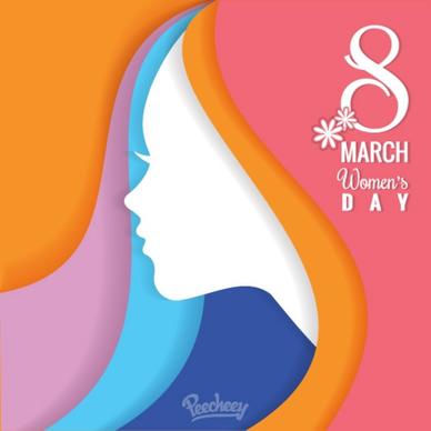 colorful womens day background
