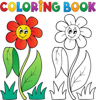 coloring book vector set