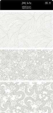 colorless shading pattern vector