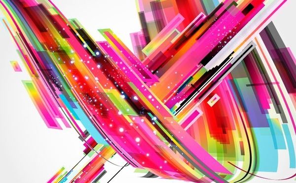 colourful abstract background 3d curved style