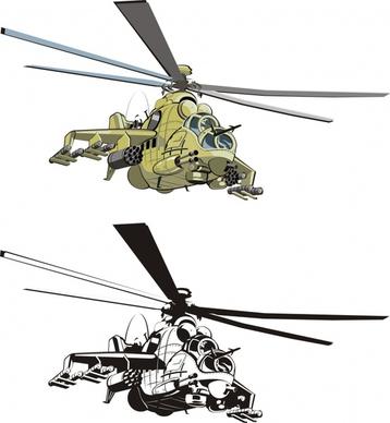 combat helicopter icon flying sketch 3d design