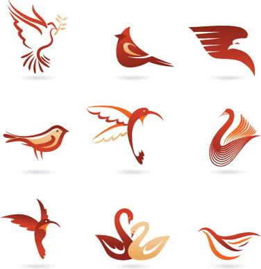 commonly logos design vector set