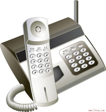 communications supplies telephone vector