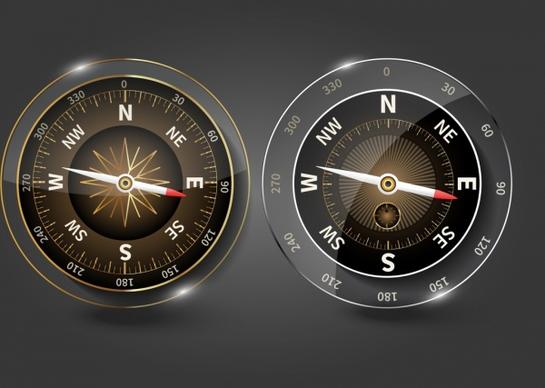 compass templates shiny modern glass design