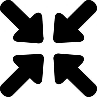compress arrows alt symmetric sign