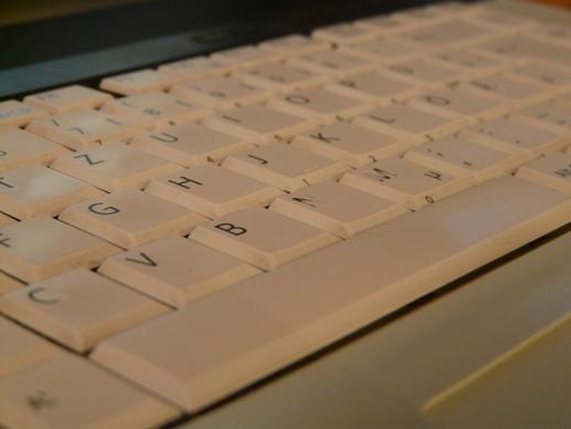 computer keyboard tap