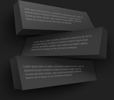 concept 3d banners vector graphics
