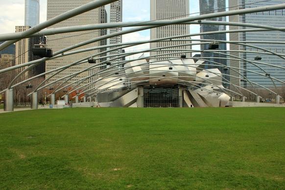 concert field at millennium park in chicago illinois