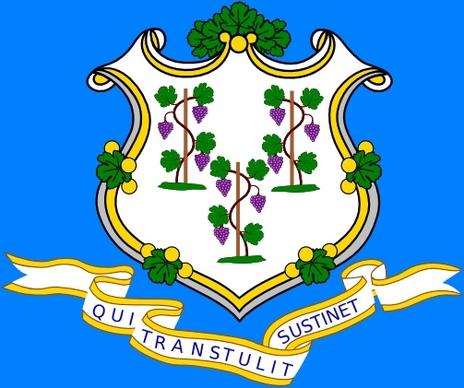 Connecticut Flag clip art