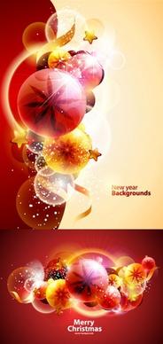 cool christmas symphony of light vector background 3