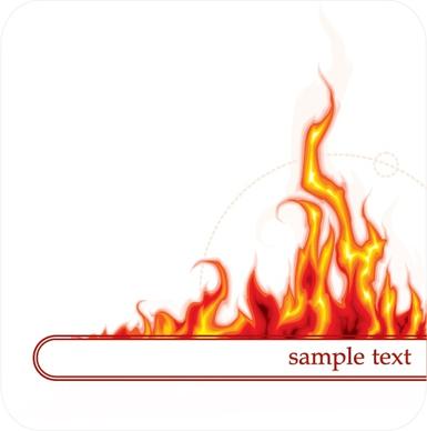 cool flame vector