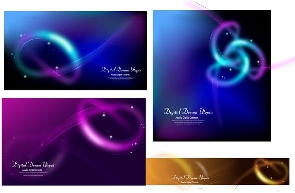 cool glare background vector