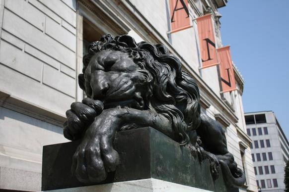 corcoran lion sculpture