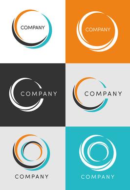 corporate circle logo vector design