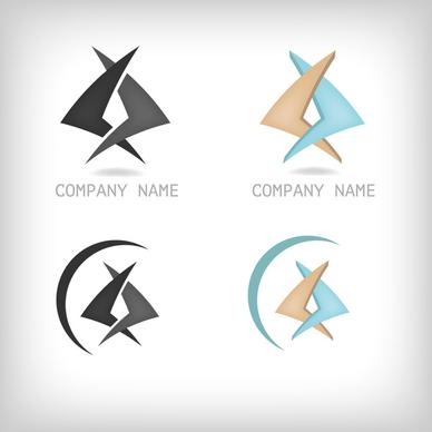 corporate modern logo vector design