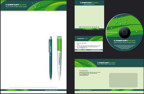 corporate style cover design elements vector set
