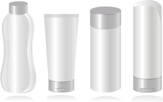 cosmetic container 02 vector