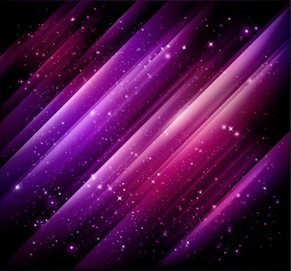 space background dark twinkling violet stars decor