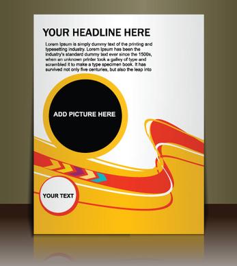 cover brochure design art vector