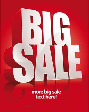 cover of big sale publicize page vector